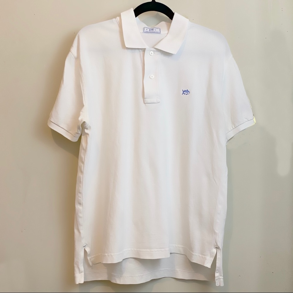 Souther Tide The Skip Jack Polo in White